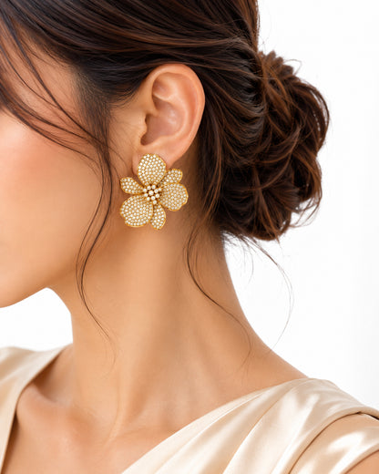Celeste bloom earrings