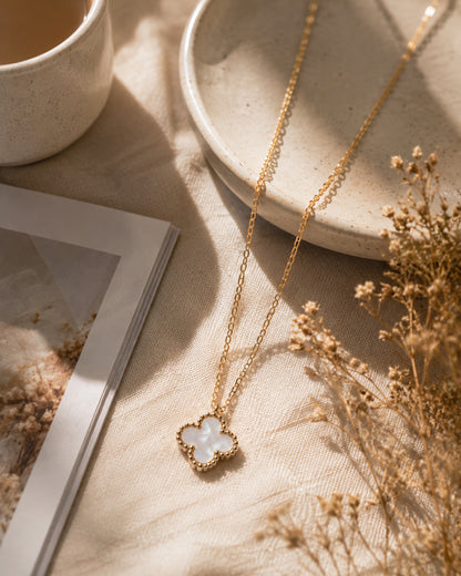 White Clover Pendant Chain
