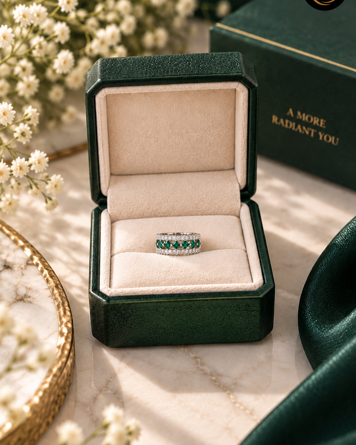 The Empress Emerald Ring