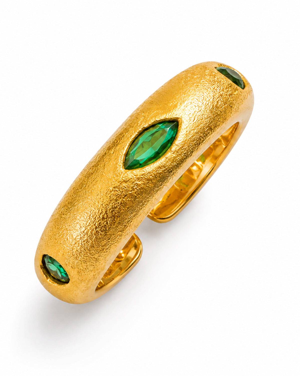 Emerald band ring