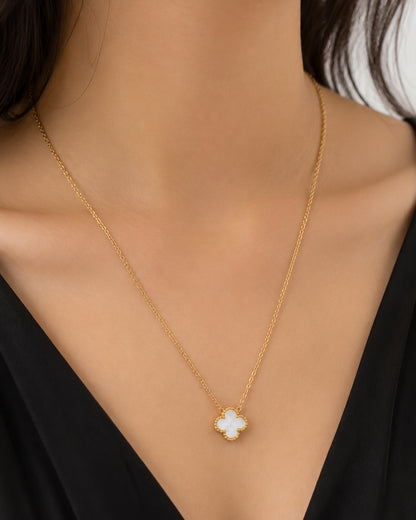 White Clover Pendant Chain