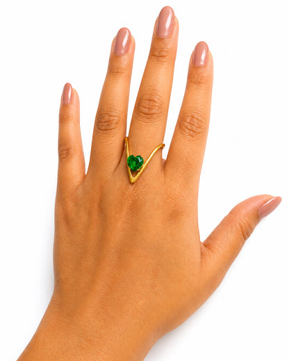 Emerald Embrace Ring