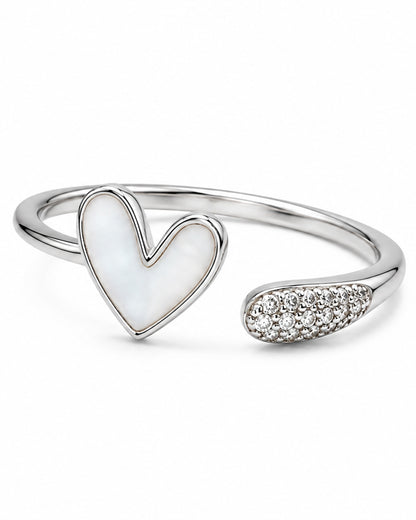 Amour heart ring