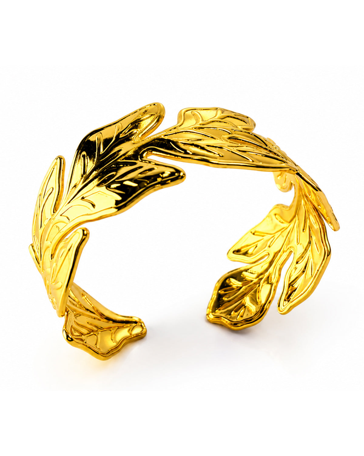 Aurelia Leaf Cuff Bracelet