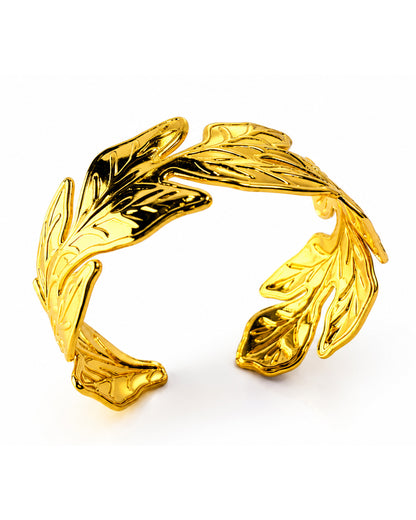 Aurelia Leaf Cuff Bracelet