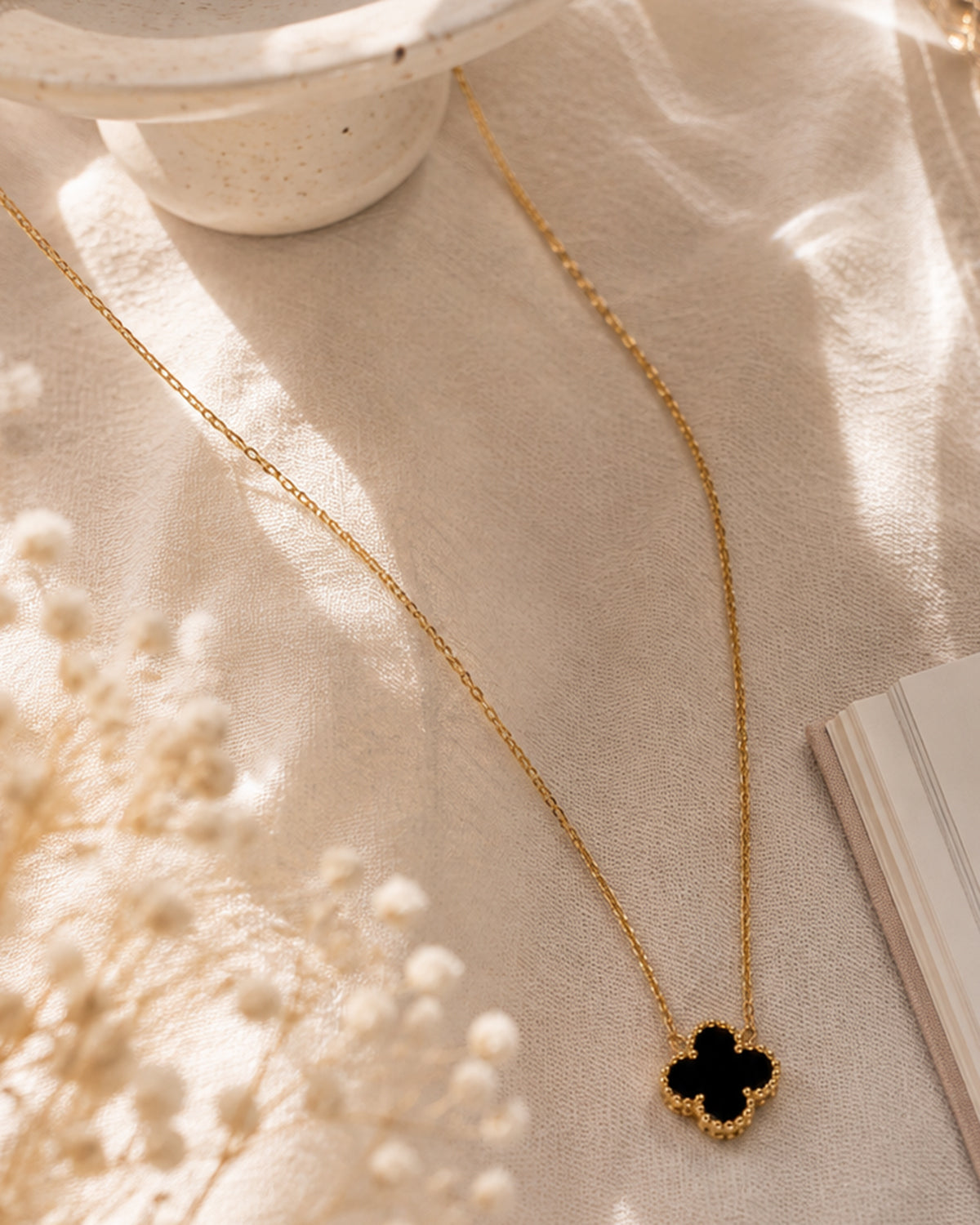 Black Clover Pendant Chain