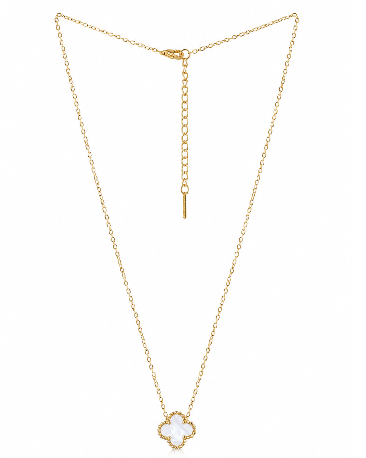 White Clover Pendant Chain