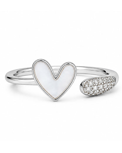 Amour heart ring