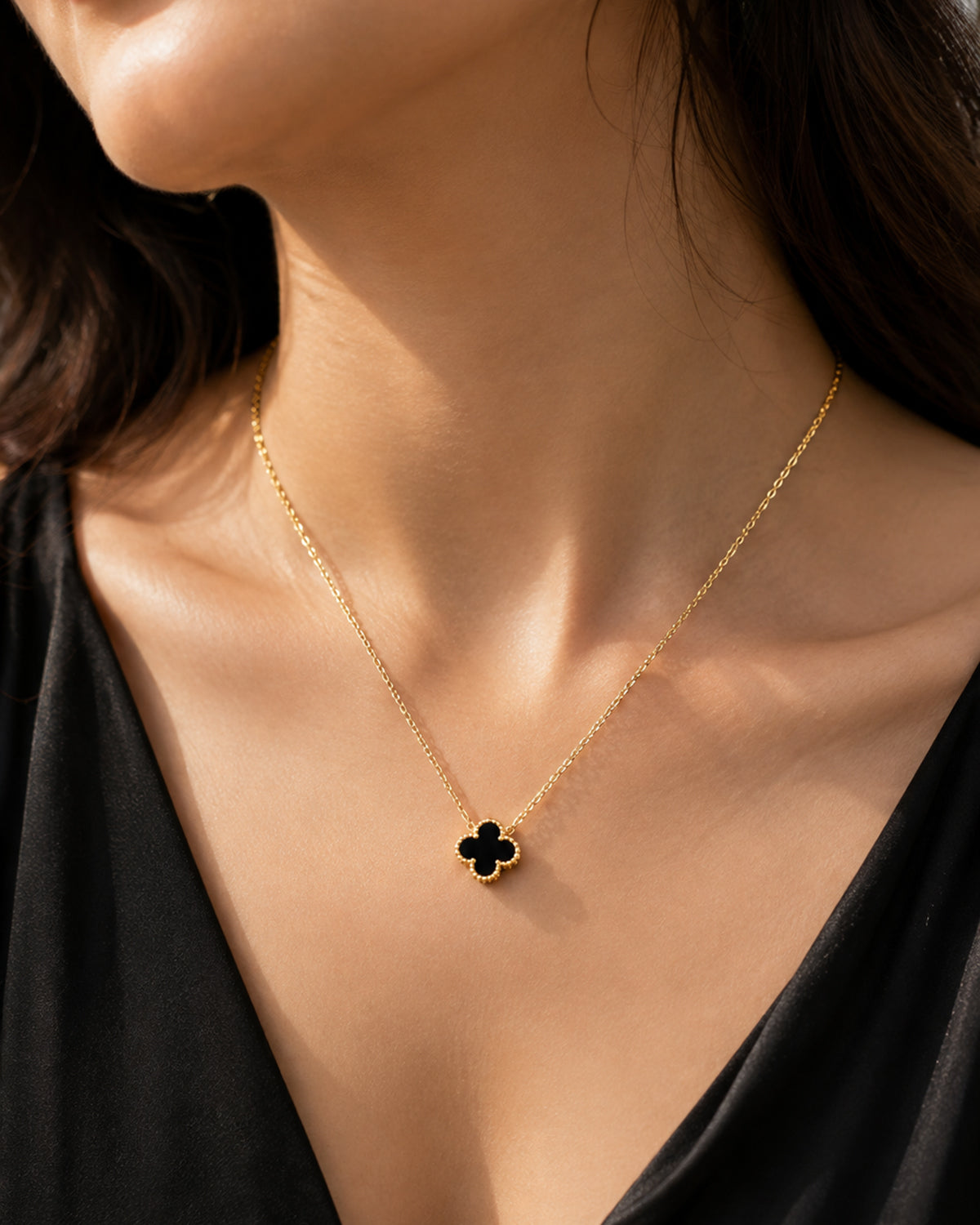 Black Clover Pendant Chain