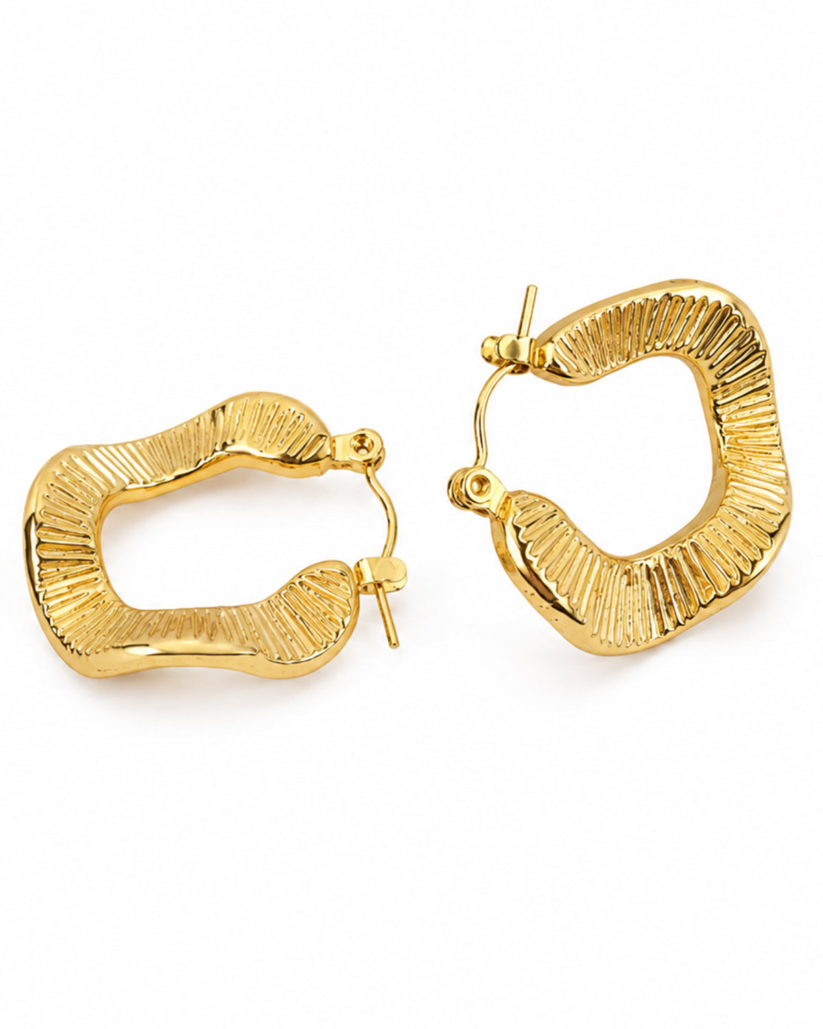 Chunky Golden Hoops