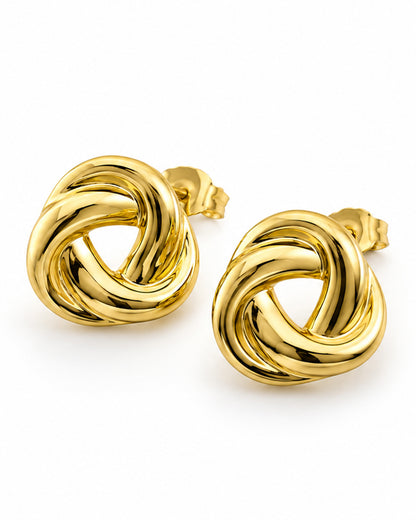 Golden Knot Earrings