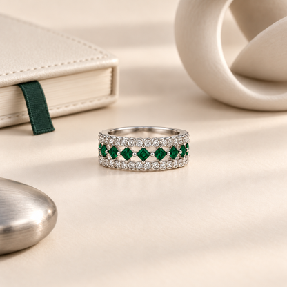 The Empress Emerald Ring