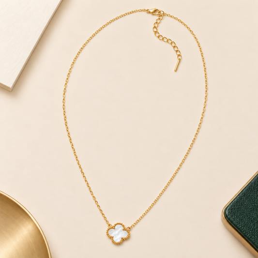 White Clover Pendant Chain