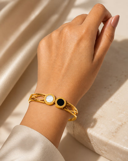 Goddess golden bracelet band